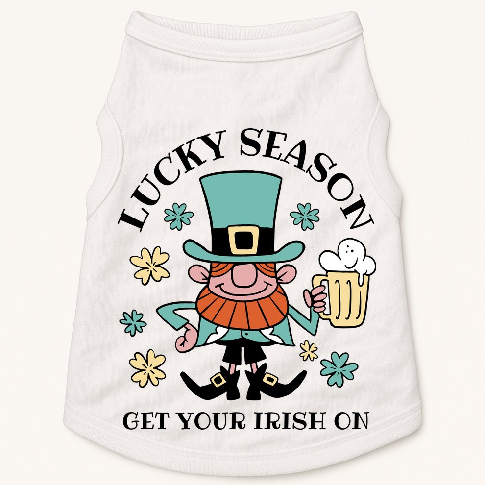 Lucky Season Get Your Irish On Leprechaun Doggie Tank
