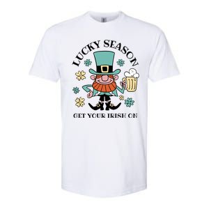 Lucky Season Get Your Irish On Leprechaun Softstyle CVC T-Shirt