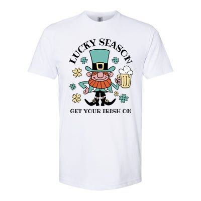 Lucky Season Get Your Irish On Leprechaun Softstyle® CVC T-Shirt