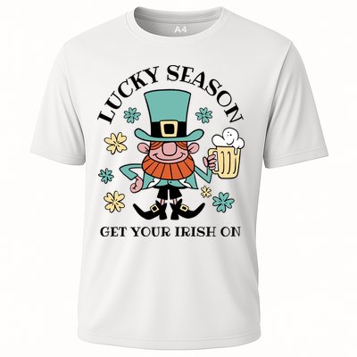 Lucky Season Get Your Irish On Leprechaun Cooling Performance Crew T-Shirt