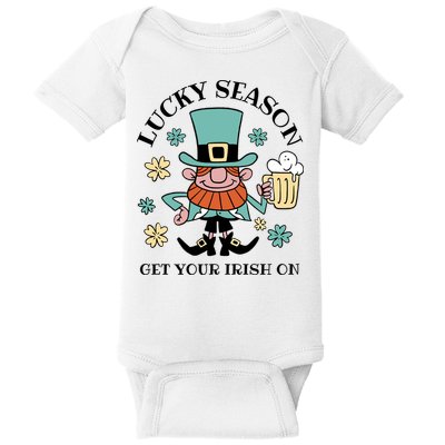 Lucky Season Get Your Irish On Leprechaun Baby Bodysuit
