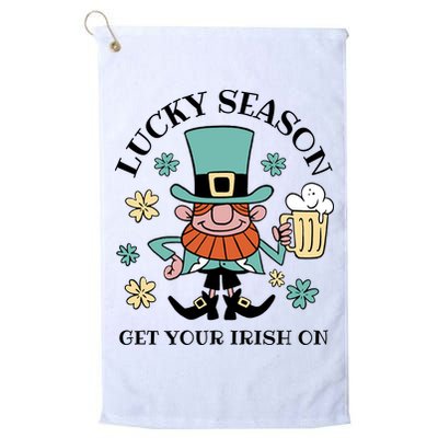 Lucky Season Get Your Irish On Leprechaun Golf Towel