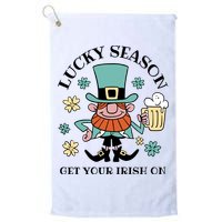 Lucky Season Get Your Irish On Leprechaun Golf Towel