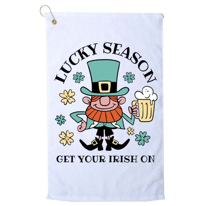 Lucky Season Get Your Irish On Leprechaun Golf Towel