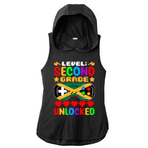 Level Second Grade Unlocked Controller Jamaica Back To Schoo Gift Ladies PosiCharge Tri-Blend Wicking Draft Hoodie Tank