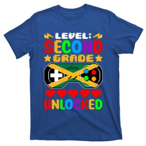 Level Second Grade Unlocked Controller Jamaica Back To Schoo Gift T-Shirt