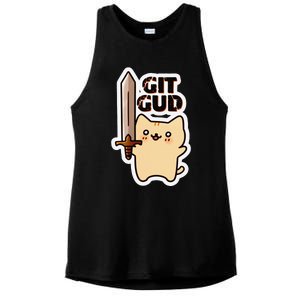 Lyra Stormclaw Git Gud Ladies PosiCharge Tri-Blend Wicking Tank