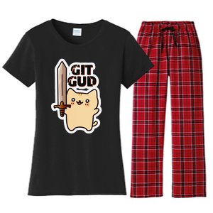 Lyra Stormclaw Git Gud Women's Flannel Pajama Set