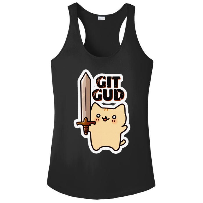 Lyra Stormclaw Git Gud Ladies PosiCharge Competitor Racerback Tank