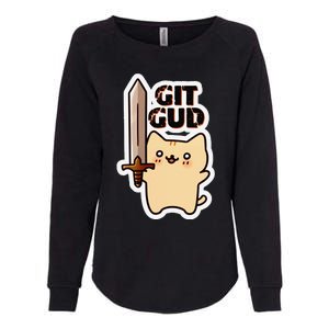 Lyra Stormclaw Git Gud Womens California Wash Sweatshirt