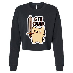 Lyra Stormclaw Git Gud Cropped Pullover Crew