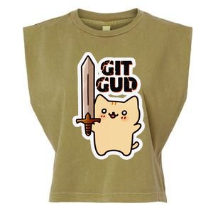 Lyra Stormclaw Git Gud Garment-Dyed Women's Muscle Tee