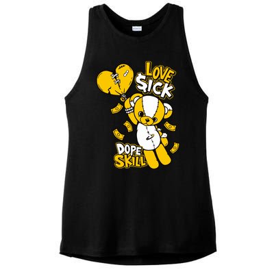 Love Sick Graphic To Match 13 Del Sol Ladies PosiCharge Tri-Blend Wicking Tank