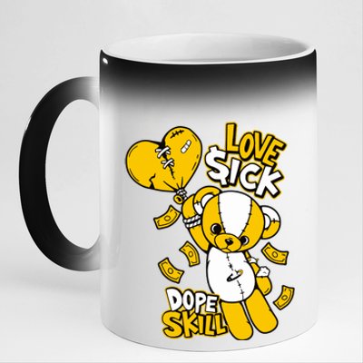 Love Sick Graphic To Match 13 Del Sol 11oz Black Color Changing Mug