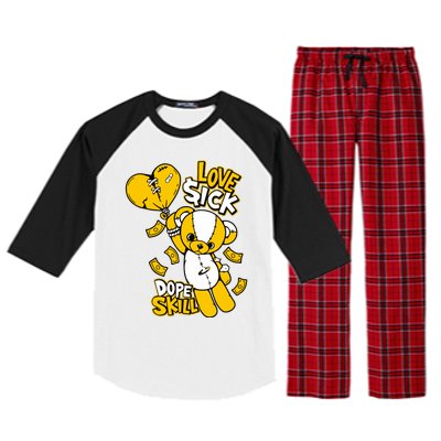 Love Sick Graphic To Match 13 Del Sol Raglan Sleeve Pajama Set