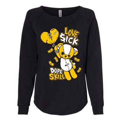 Love Sick Graphic To Match 13 Del Sol Womens California Wash Sweatshirt