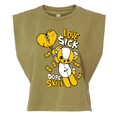 Love Sick Graphic To Match 13 Del Sol Garment-Dyed Women's Muscle Tee