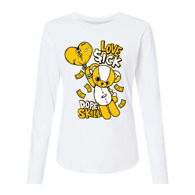 Love Sick Graphic To Match 13 Del Sol Womens Cotton Relaxed Long Sleeve T-Shirt