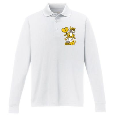 Love Sick Graphic To Match 13 Del Sol Performance Long Sleeve Polo