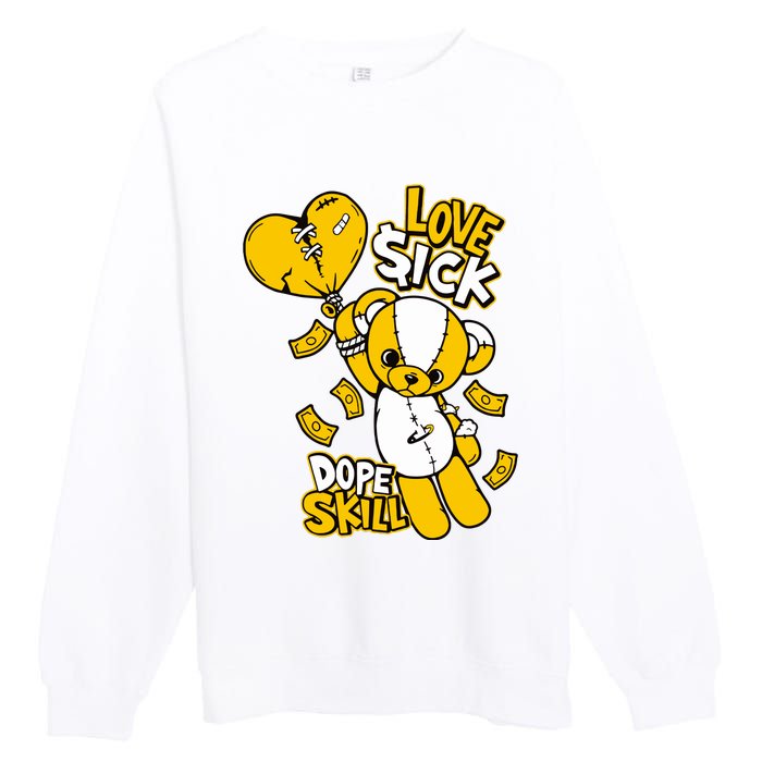 Love Sick Graphic To Match 13 Del Sol Premium Crewneck Sweatshirt