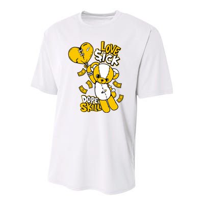 Love Sick Graphic To Match 13 Del Sol Youth Performance Sprint T-Shirt