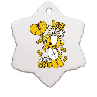 Love Sick Graphic To Match 13 Del Sol Ceramic Star Ornament