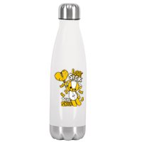 Love Sick Graphic To Match 13 Del Sol Stainless Steel Insulated Water Bottle