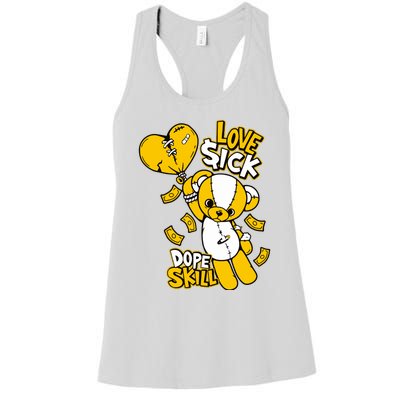 Love Sick Graphic To Match 13 Del Sol Women's Racerback Tank