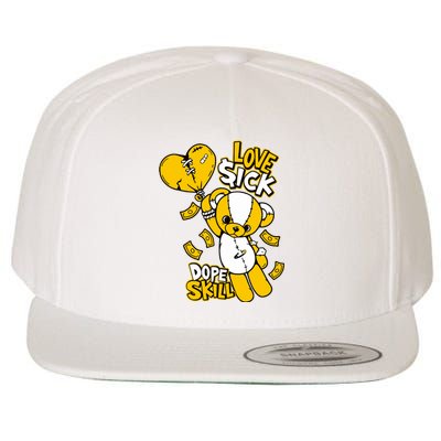 Love Sick Graphic To Match 13 Del Sol Wool Snapback Cap