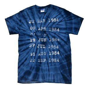 Library Stamp Gift Librarian Due Date Card Tie-Dye T-Shirt