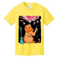 Lion Smoking Hookah Kids T-Shirt