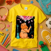 Lion Smoking Hookah Kids T-Shirt