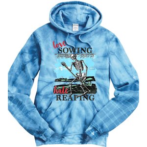 Love Sowing Hate Reaping Tie Dye Hoodie