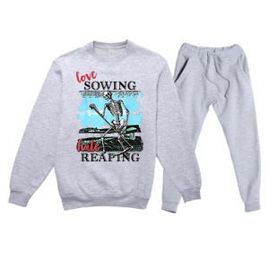 Love Sowing Hate Reaping Premium Crewneck Sweatsuit Set