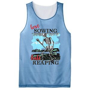 Love Sowing Hate Reaping Mesh Reversible Basketball Jersey Tank