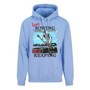 Love Sowing Hate Reaping Unisex Surf Hoodie