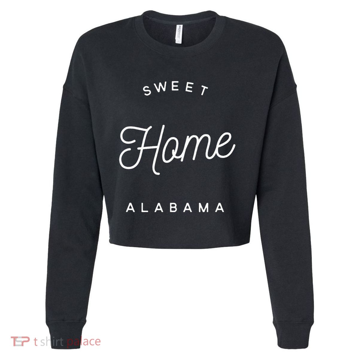 Lyriclyfe Sweet Home Alabama Cropped Pullover Crew