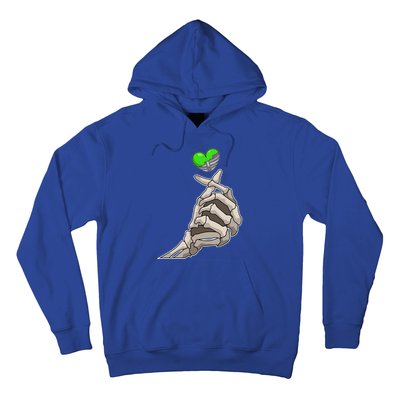 Love Skeleton Hand Heart Funny Gift Hoodie