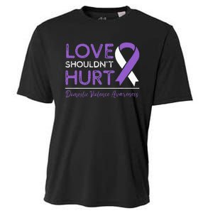 Love Shouldn't Hurt Domestic Violence Awareness  Cooling Performance Crew T-Shirt