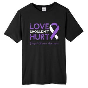 Love Shouldn't Hurt Domestic Violence Awareness  Tall Fusion ChromaSoft Performance T-Shirt