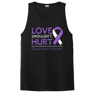 Love Shouldn't Hurt Domestic Violence Awareness  PosiCharge Competitor Tank