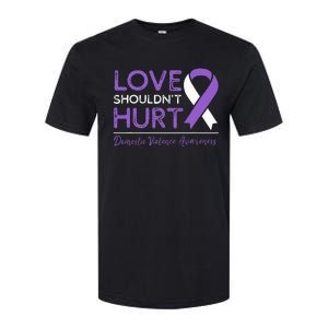 Love Shouldn't Hurt Domestic Violence Awareness  Softstyle CVC T-Shirt