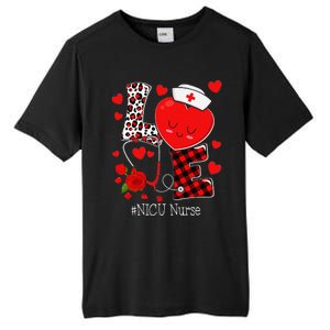 Love Stethoscope Heart NICU Nurse Valentines Day Tall Fusion ChromaSoft Performance T-Shirt