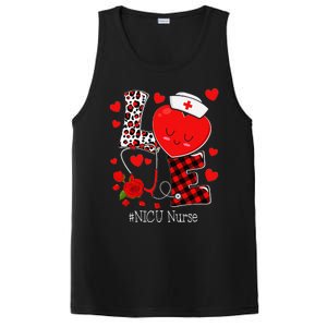 Love Stethoscope Heart NICU Nurse Valentines Day PosiCharge Competitor Tank