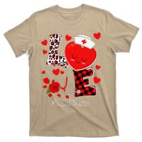 Love Stethoscope Heart NICU Nurse Valentines Day T-Shirt