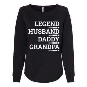 Legend Since Husband Since Daddy Since Granddad Since Year Gift Womens California Wash Sweatshirt