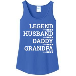 Legend Since Husband Since Daddy Since Granddad Since Year Gift Ladies Essential Tank