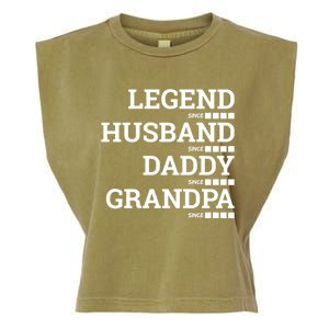 Legend Since Husband Since Daddy Since Granddad Since Year Gift Garment-Dyed Women's Muscle Tee