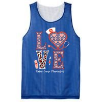 Love Stethoscope Heart Leopard Nurse Case Ger For Nurses Funny Gift Mesh Reversible Basketball Jersey Tank