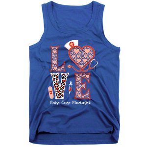 Love Stethoscope Heart Leopard Nurse Case Ger For Nurses Funny Gift Tank Top